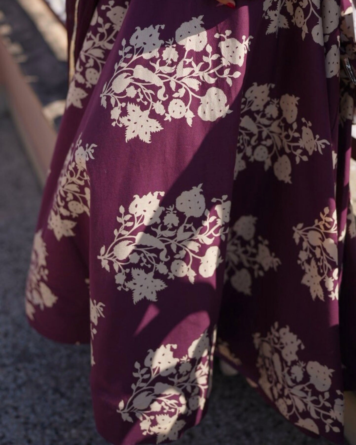 PURPLE FLORAL SUIT SET