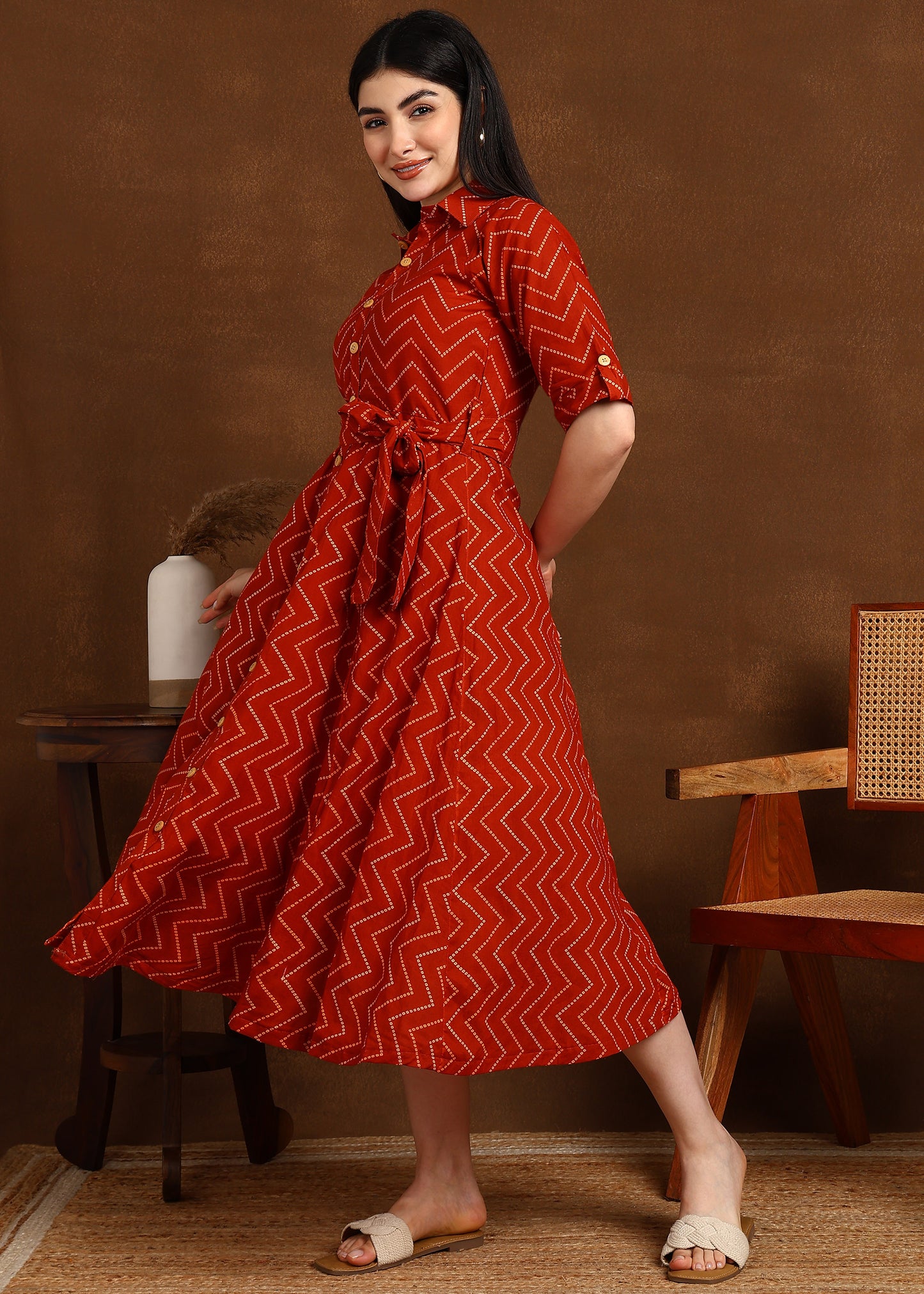 RUST DRESS