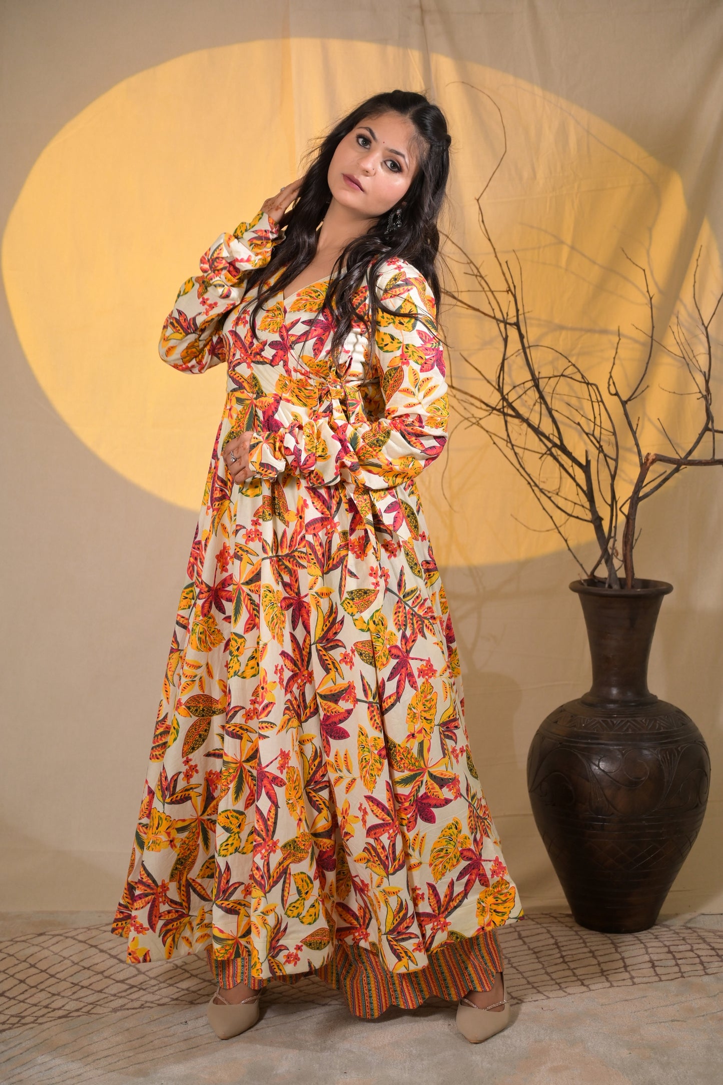 BLOSSOM KURTA PLAZZO SET