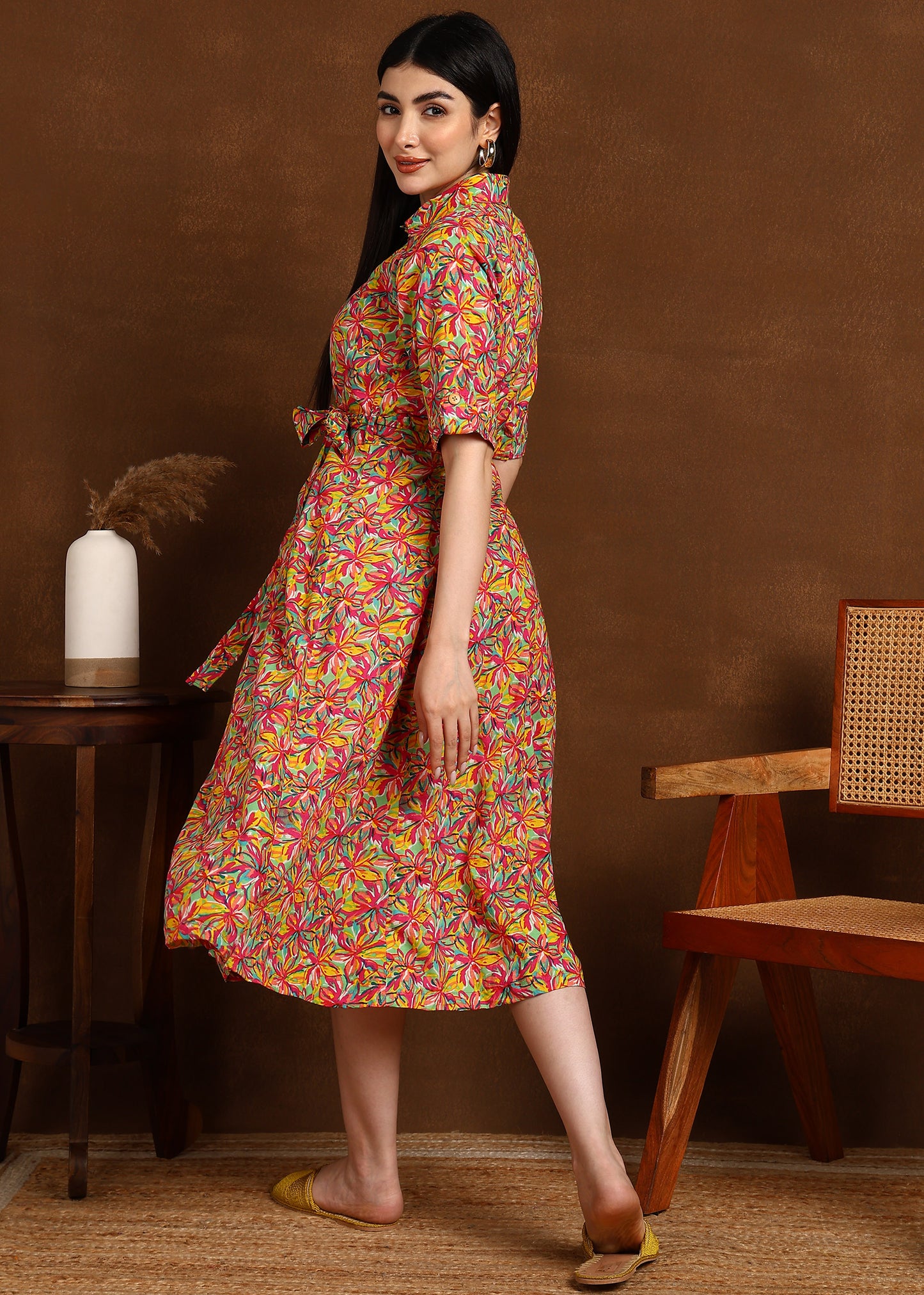 PINK MULTI DRESS