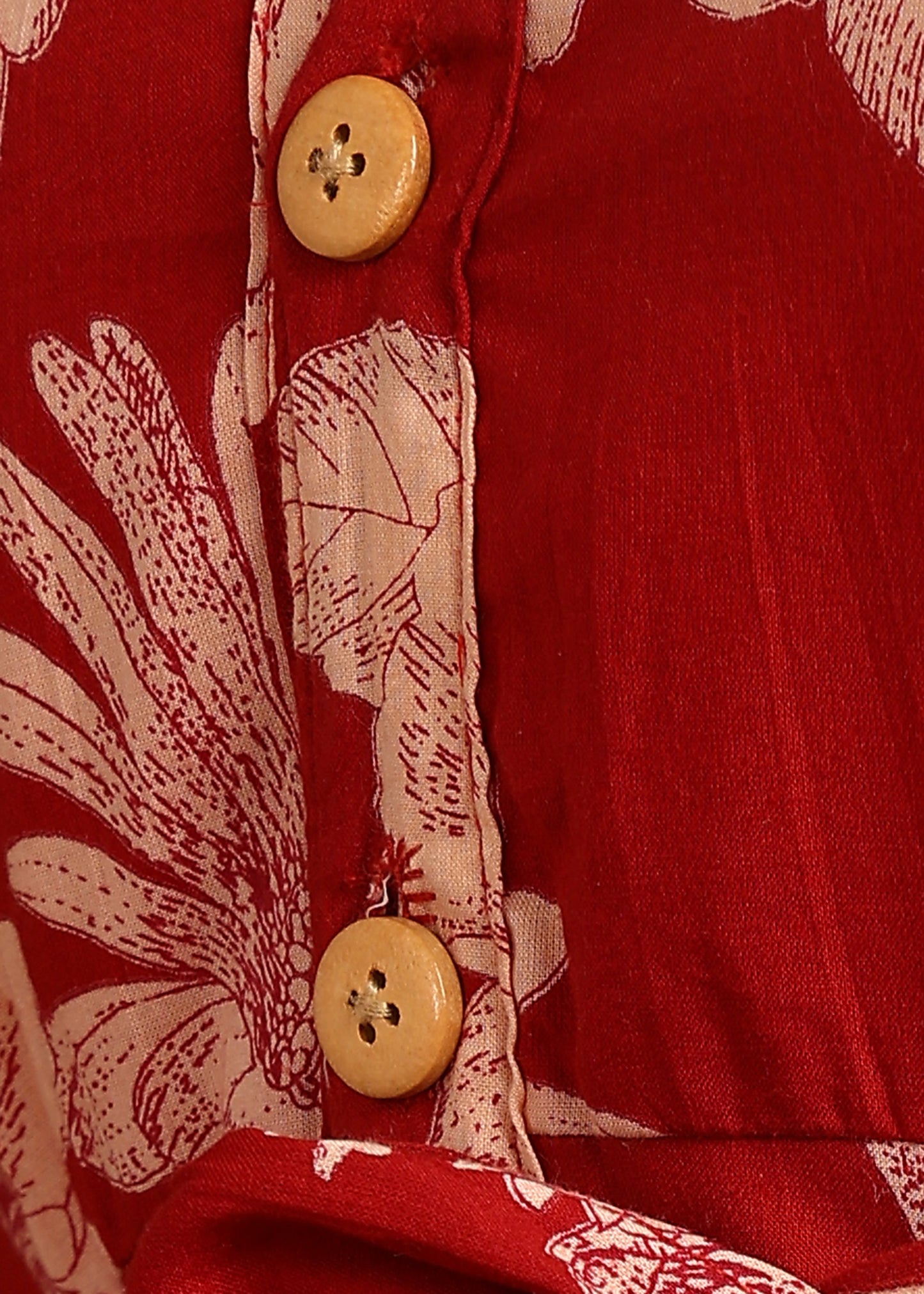 RED FLORAL DRESS