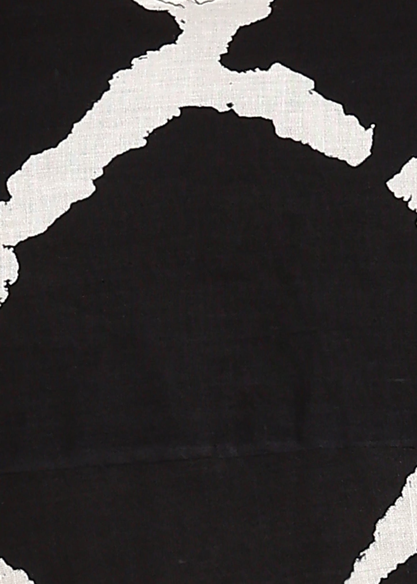 BLACK LAHERIA SHORT KURTI