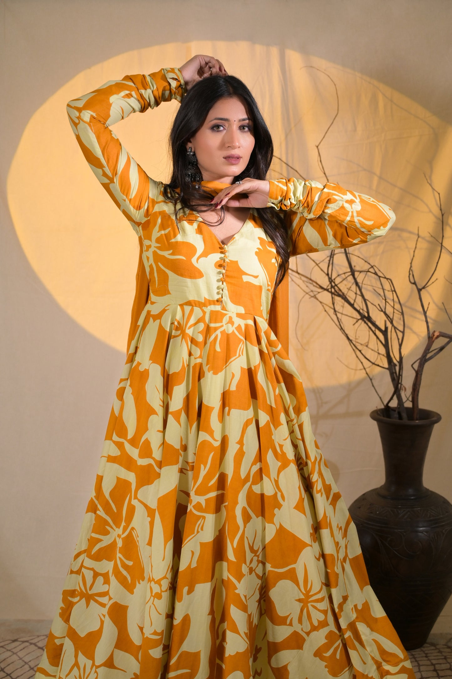 AMBER ANARKALI SUIT SET