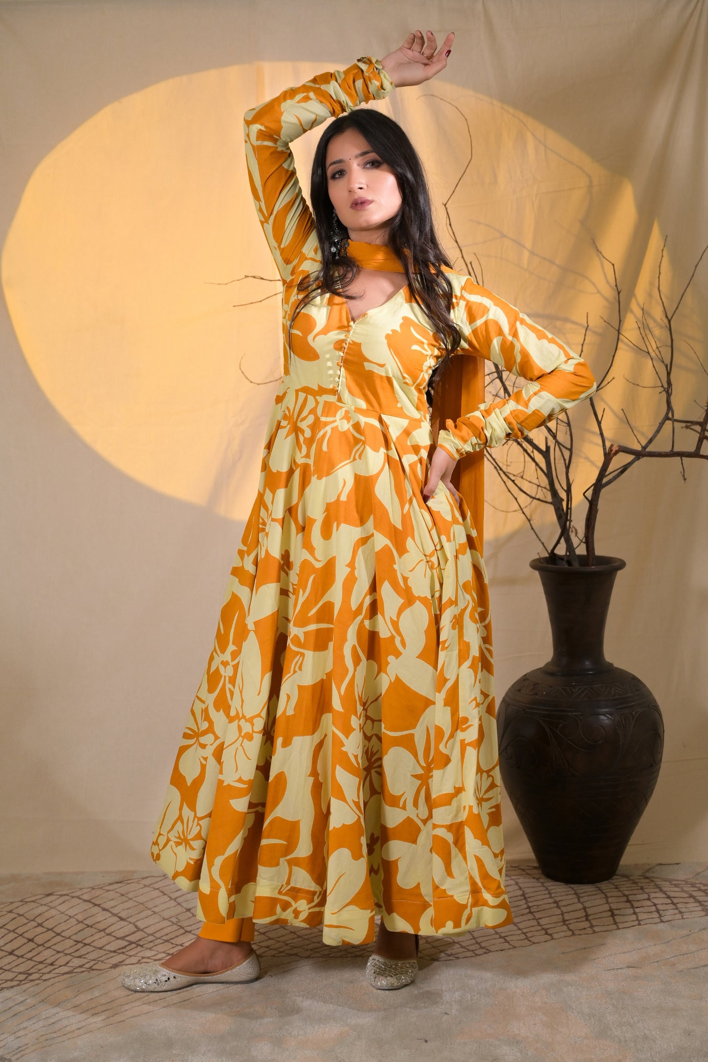 AMBER ANARKALI SUIT SET