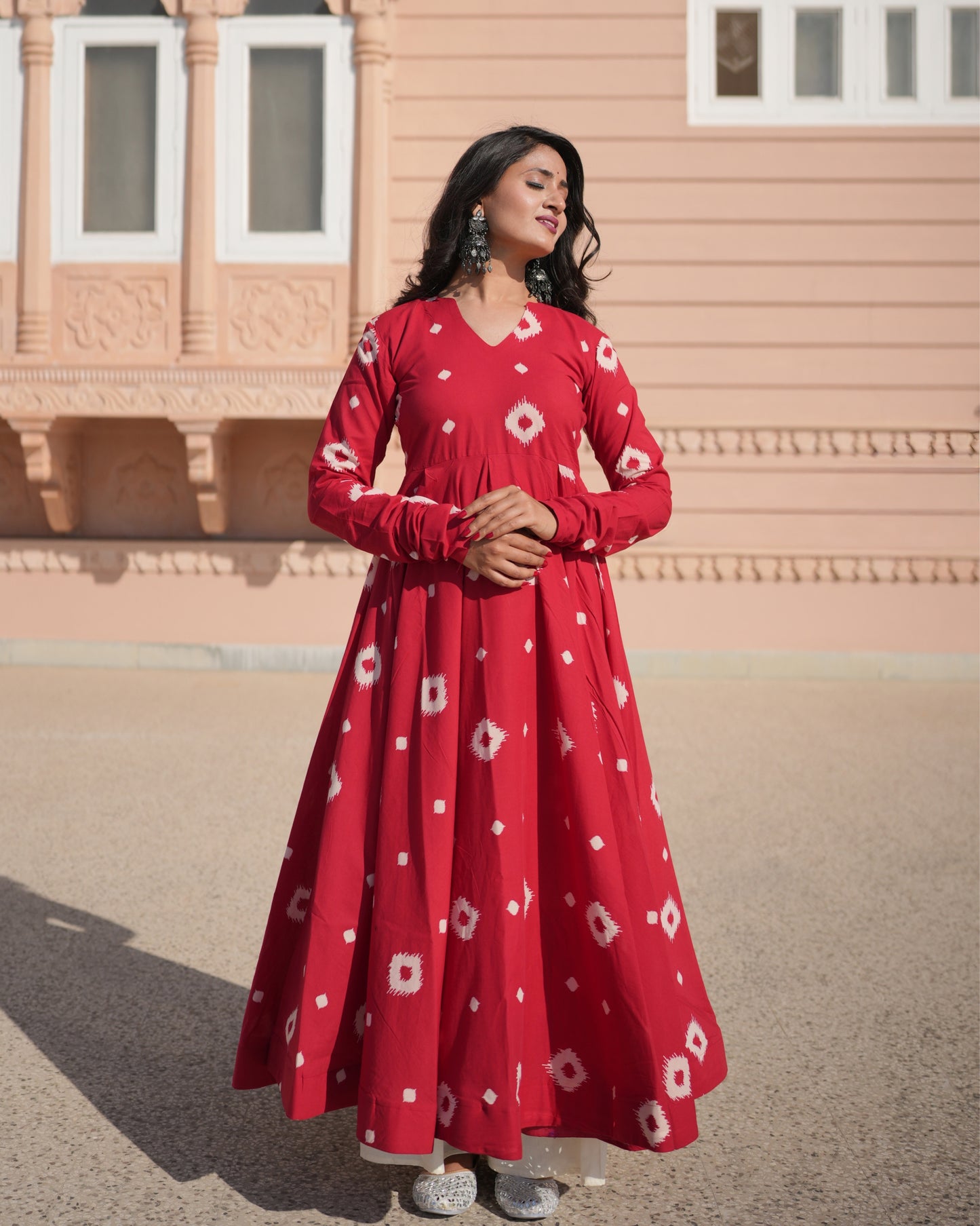 RED SCARLETT KURTA SET