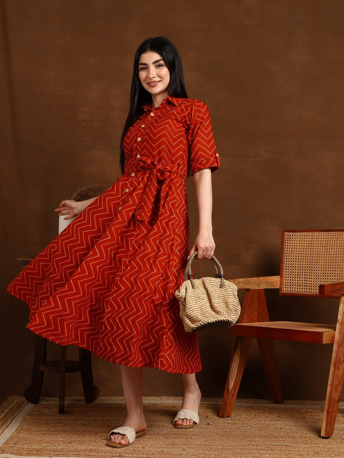 RUST DRESS