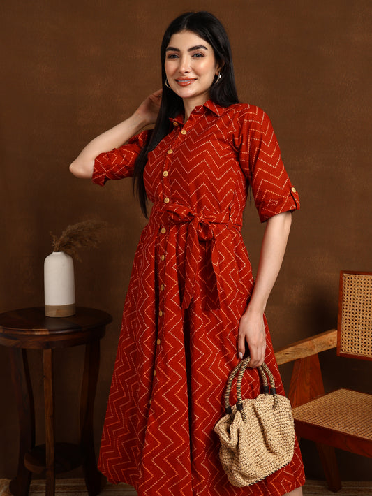 RUST DRESS