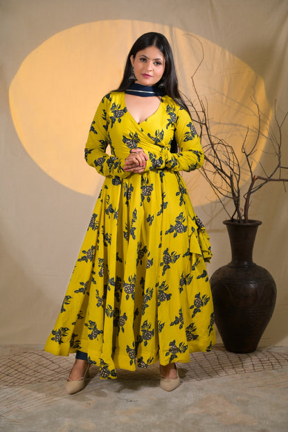 AABROO ANARKALI SUIT SET