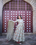 PISTACHIO ROYAL ETHINIC SUIT SET