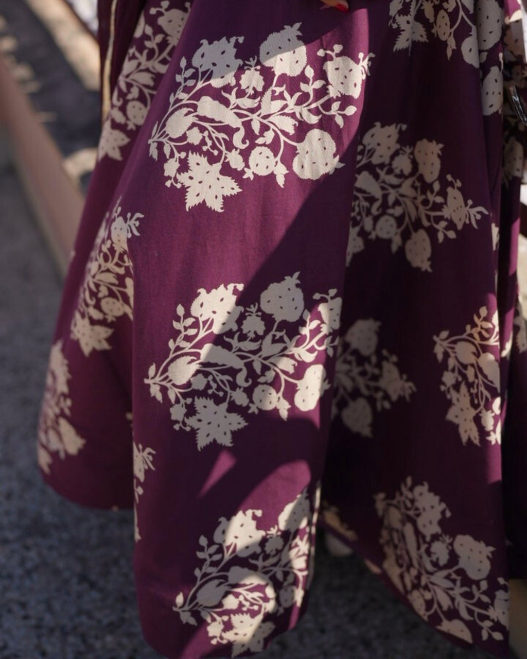 PURPLE FLORAL SUIT SET