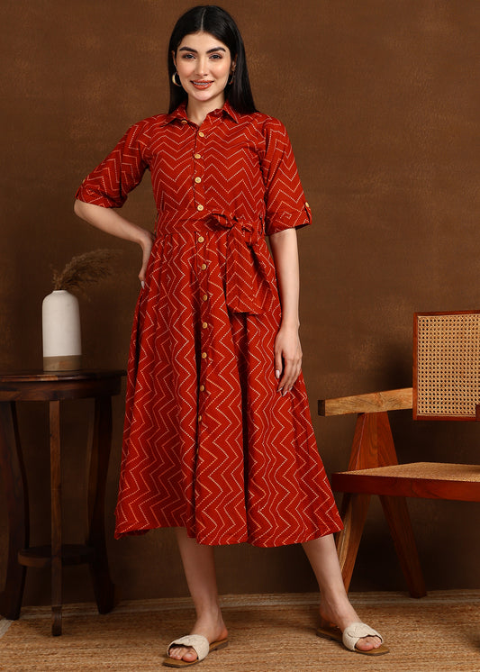 RUST DRESS