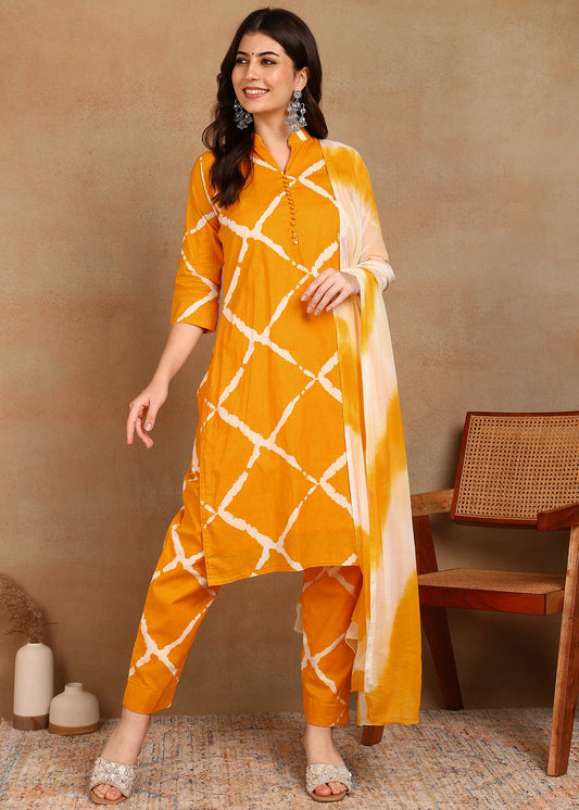 Haldi Hues Straight Suit