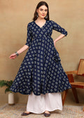 BLUE ANGRAKHA ANARKALI