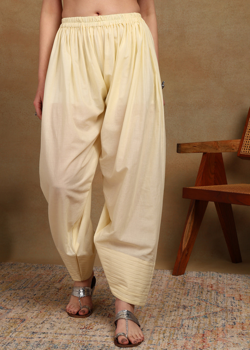 CREAM FARSI SALWAR