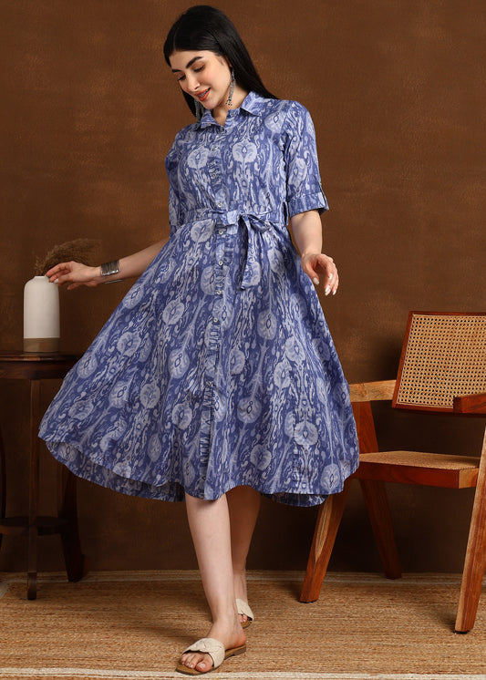 SKY BLUE DRESS ONE PIECE