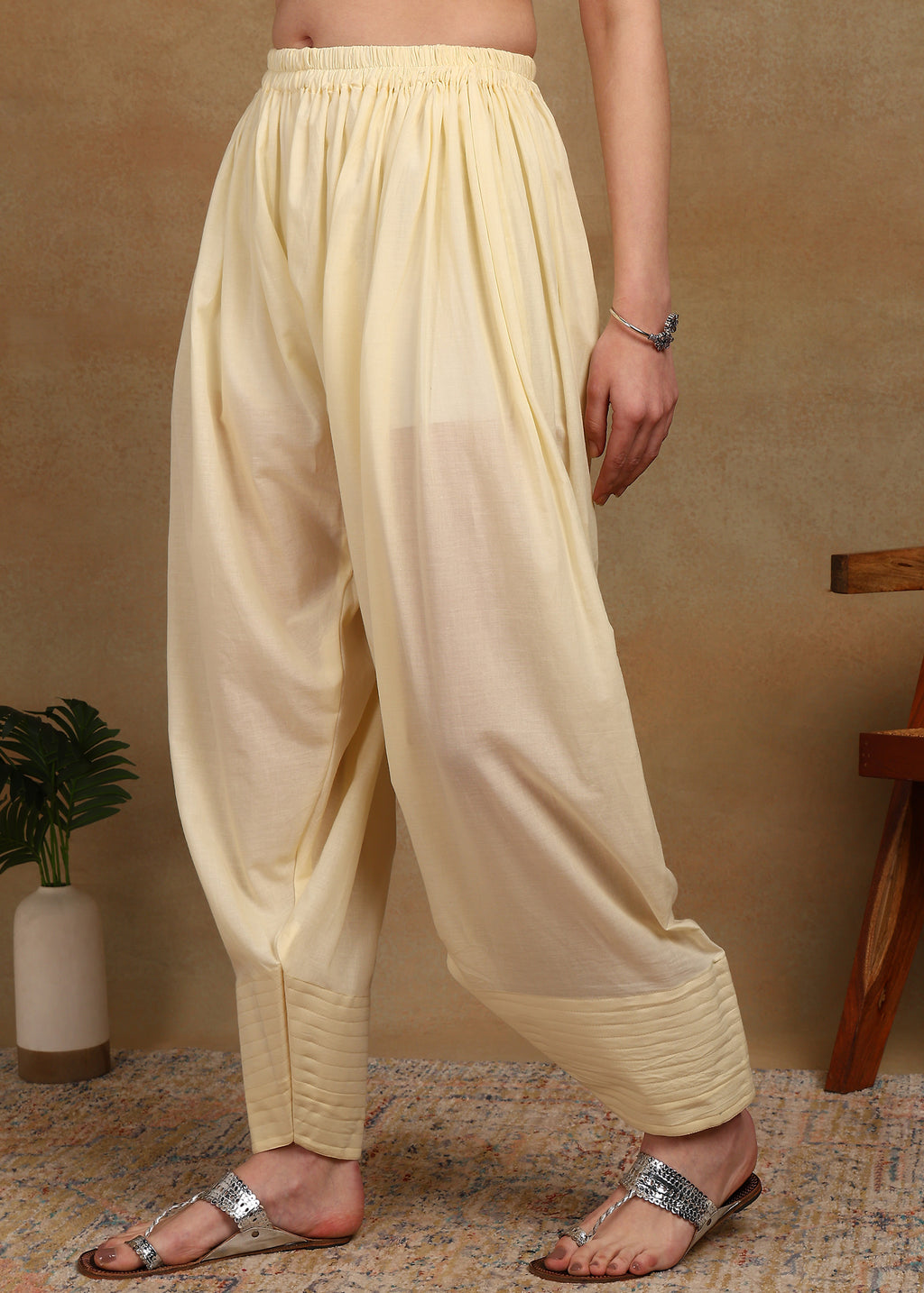 CREAM FARSI SALWAR