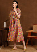 PINK FLORAL MULTI DRESS
