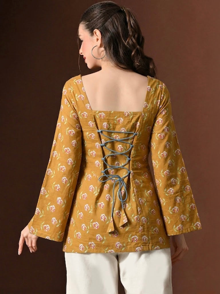 BELL MUSTARD KURTI