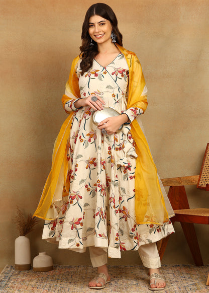 EMBORIDED ANARKALI SUIT SET