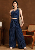 SIGNATURE HANDBLOCKED INDIGO CO-ORD SET