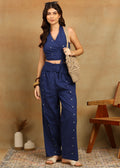 NAVY POLKA CO-ORD SET
