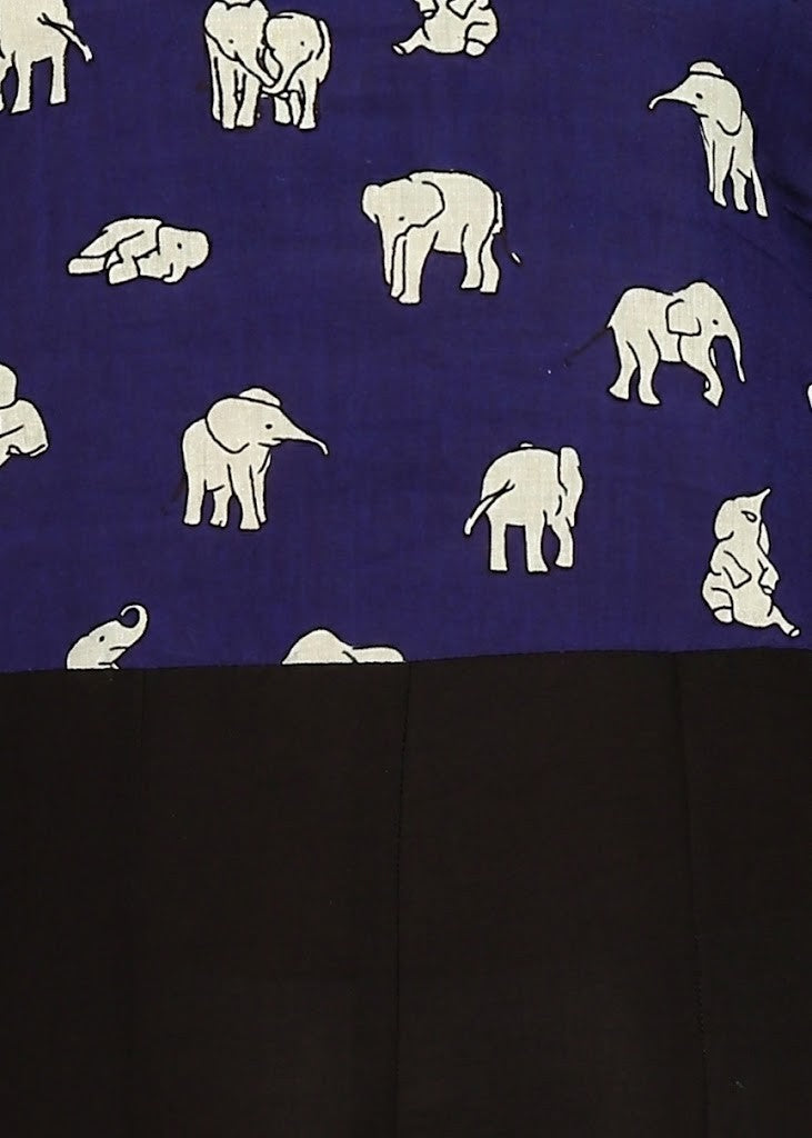 BLUE ELEPHANT YOKE KURTA PLAZZO