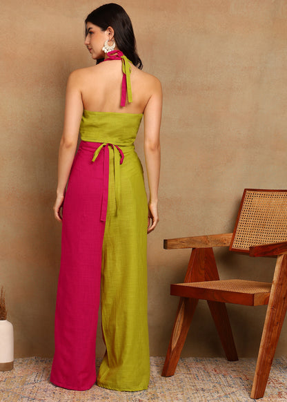 LIME PINK ELEGANT CO-ORD SET