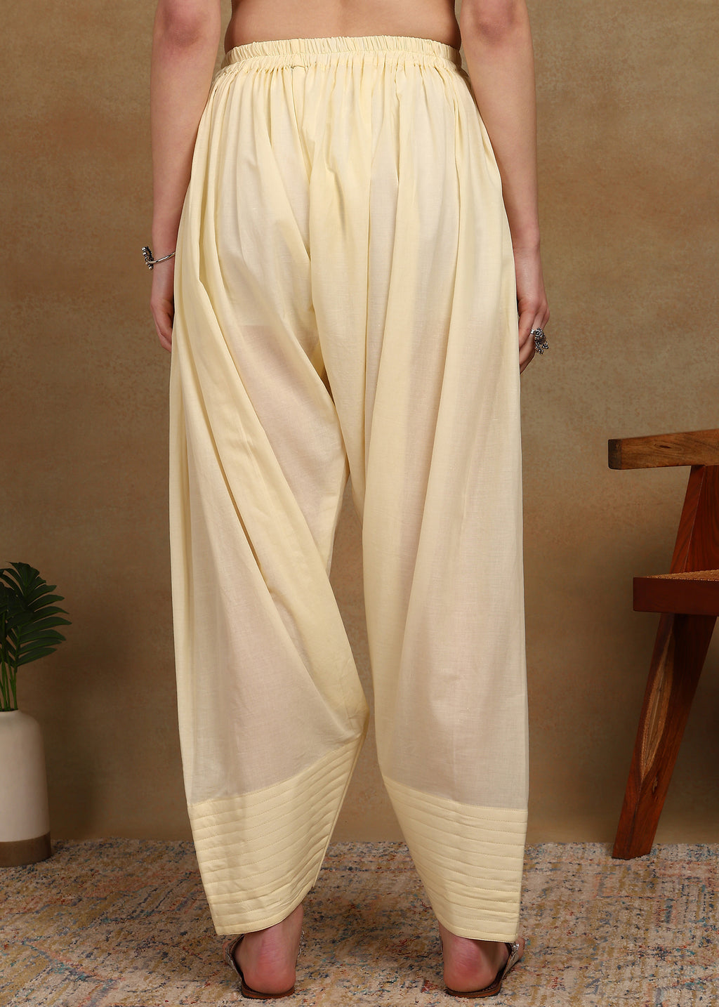 CREAM FARSI SALWAR