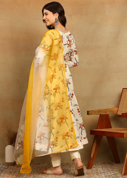 EMBORIDED ANARKALI SUIT SET