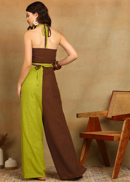 EARTHY FUSION WRAP CO-ORD SET