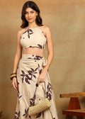 LEAFY ELEGANCE SILK CO-ORD SETS