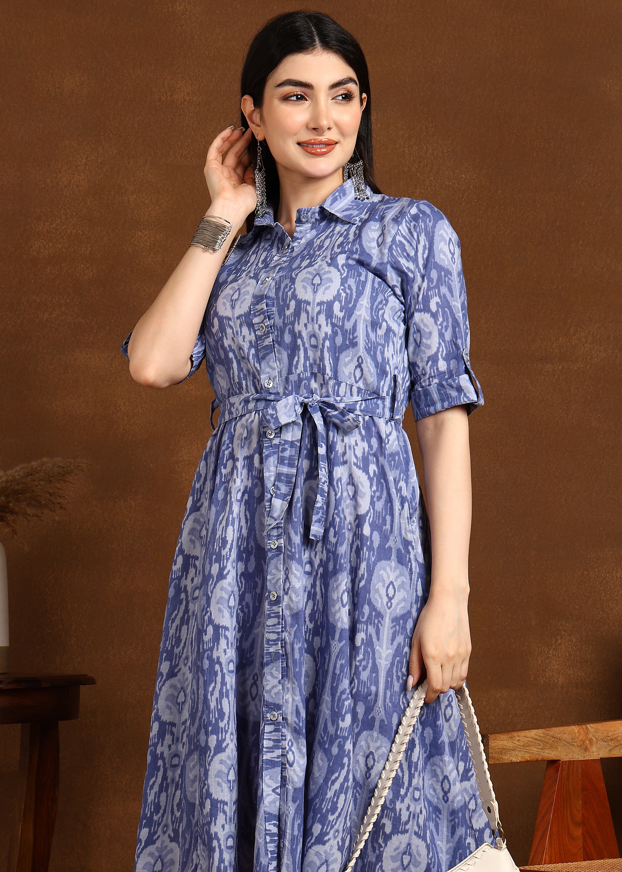 SKY BLUE DRESS ONE PIECE