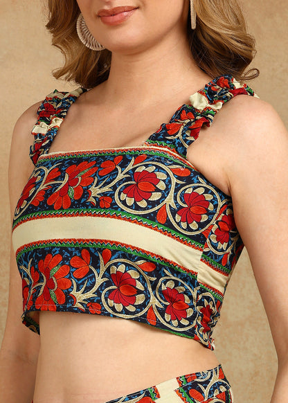 CREAM LINES CO-ORD SET