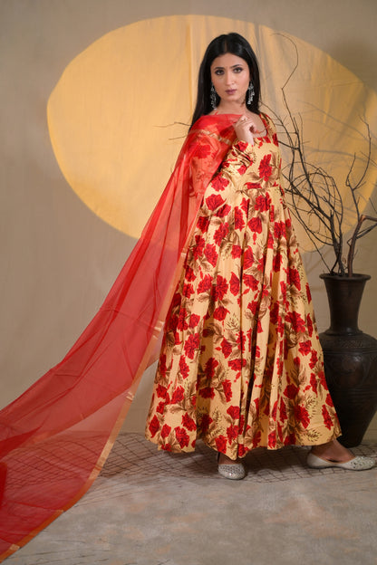 VASANT ANARKALI SUIT SET