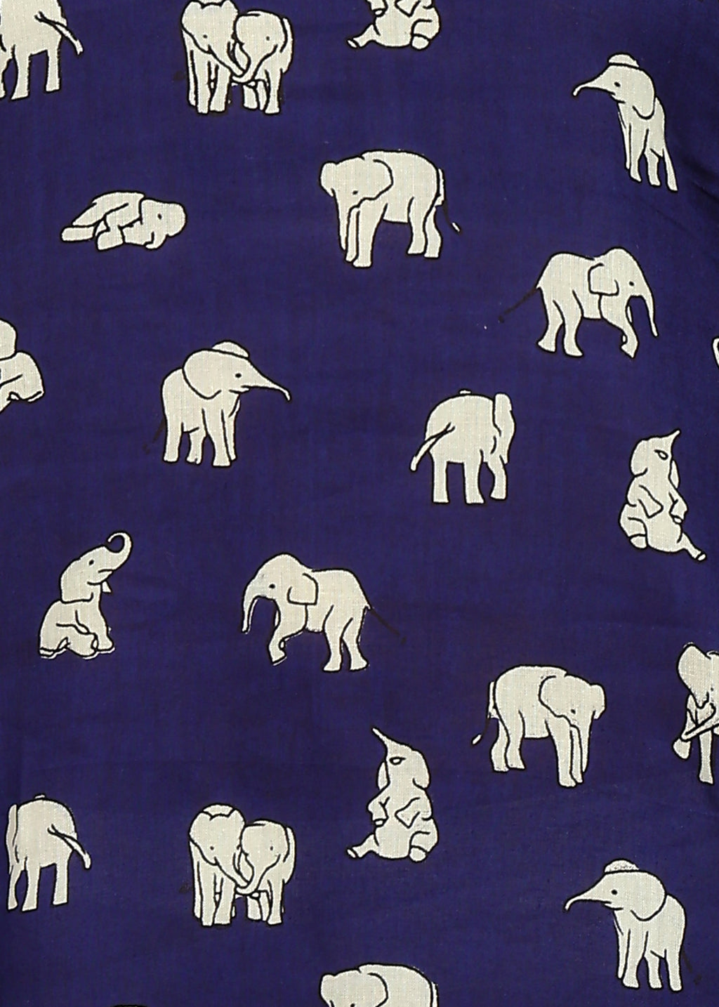 BLUE ELEPHANT LONG KURTI WITH SIDE SLITS