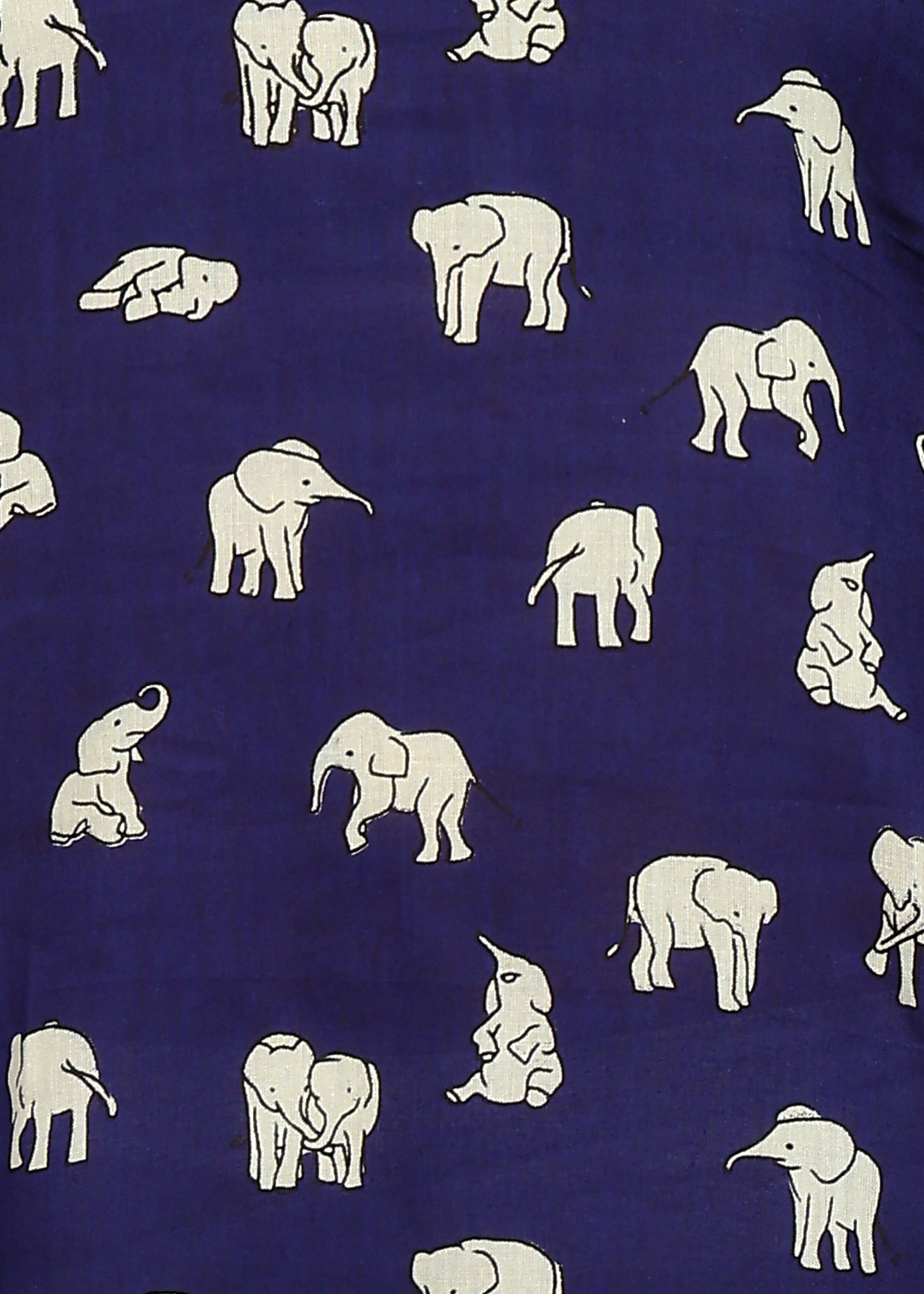 BLUE ELEPHANT LONG KURTI WITH SIDE SLITS