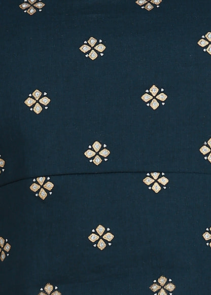 TEAL BLUE SHORT KURTI