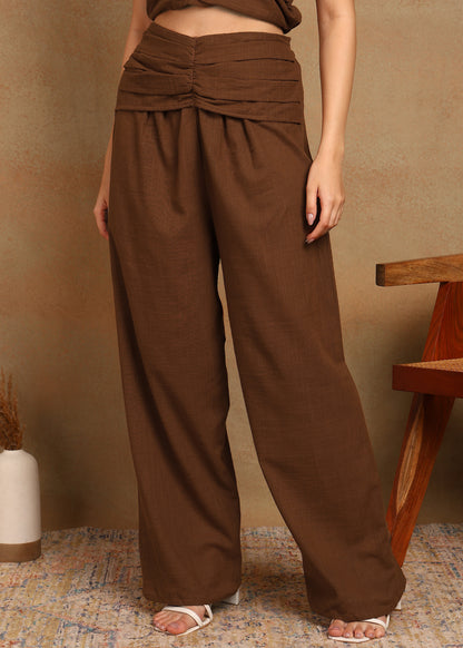 BROWN ORGANIC COTTON CO-ORD SET
