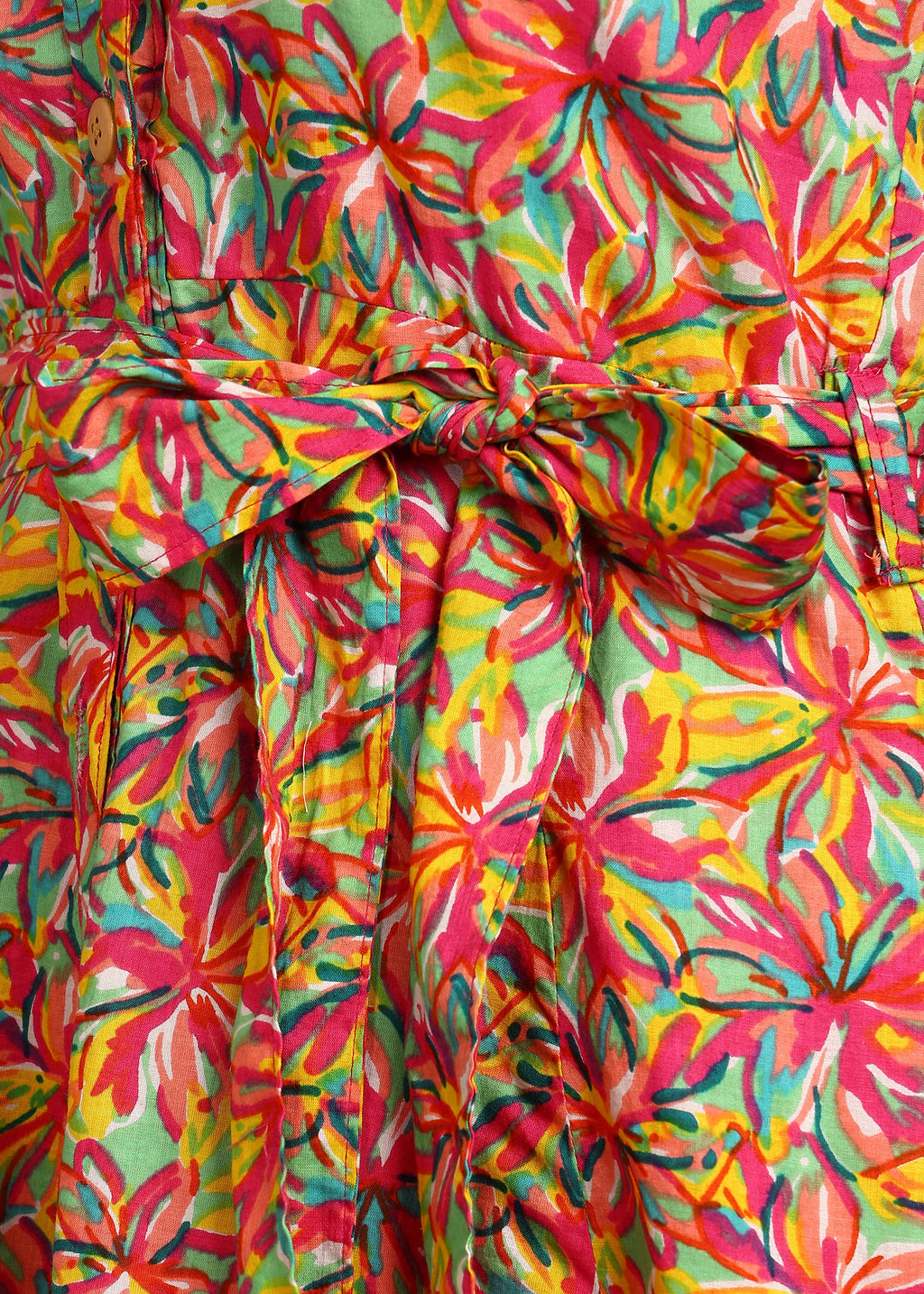 PINK FLORAL MULTI DRESS