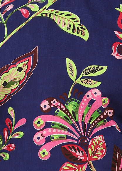 BLUE FOREST PRINTED COORD SET