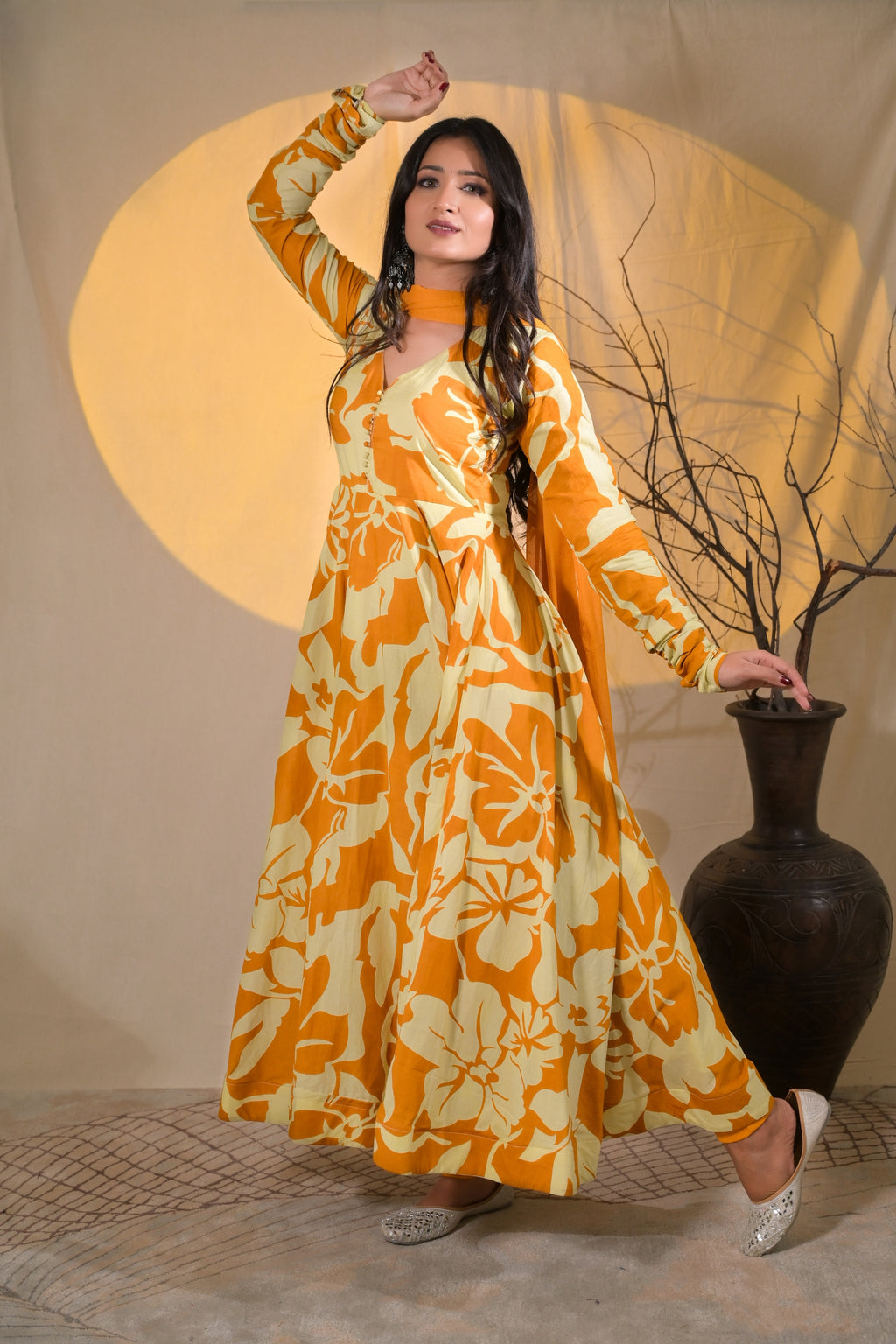 AMBER ANARKALI SUIT SET