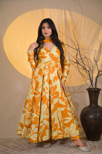 AMBER ANARKALI SUIT SET