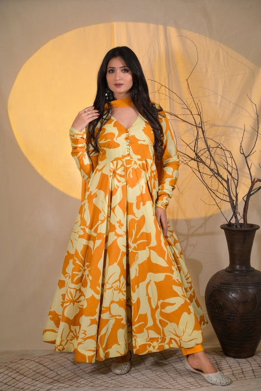 AMBER ANARKALI SUIT SET