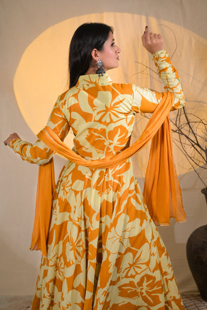 AMBER ANARKALI SUIT SET