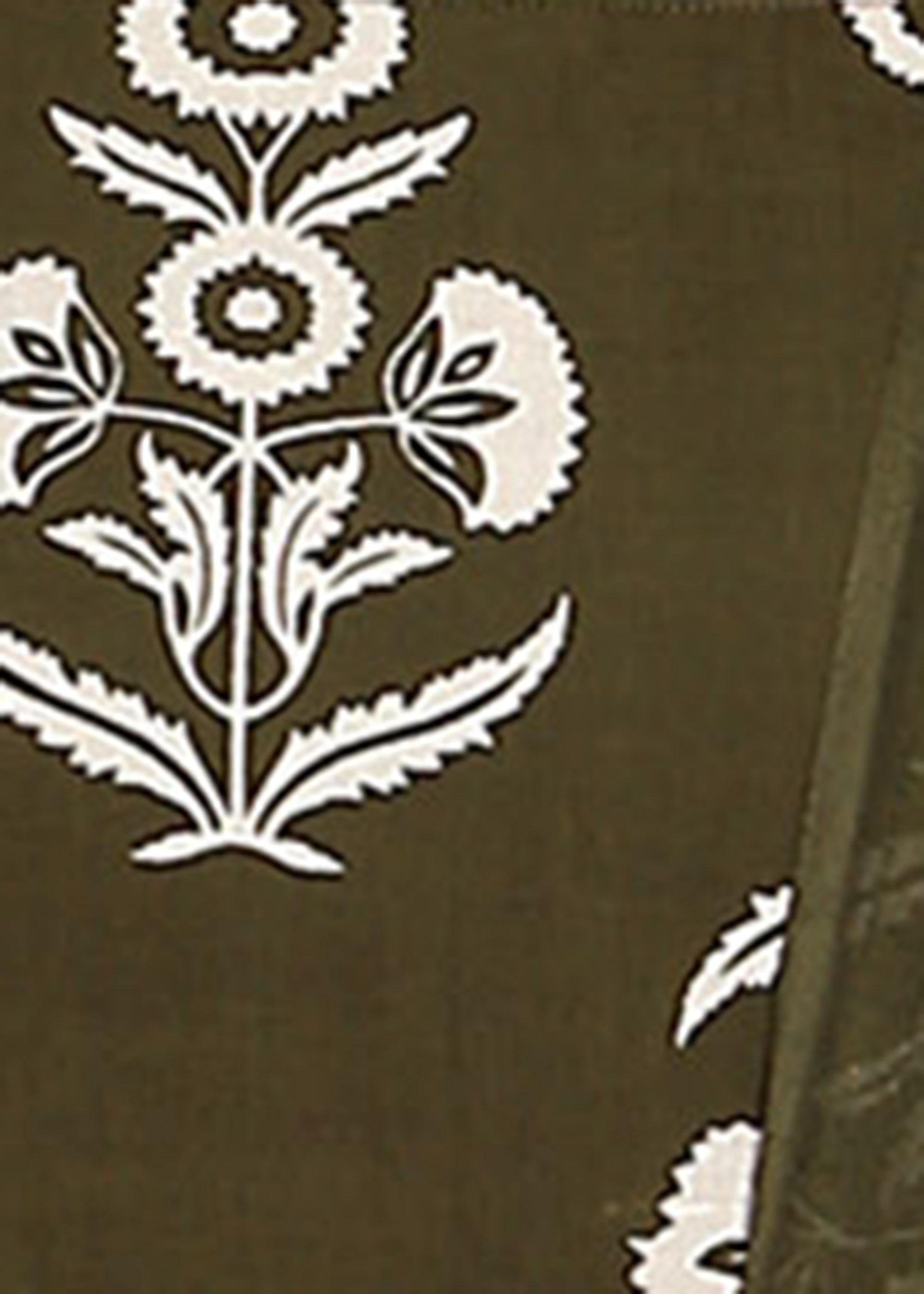 OLIVE KURTA ANARKALI SUIT SET