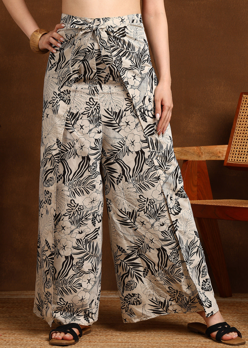 BLACK MODAL SILK COORD SET(DRAPABLE)