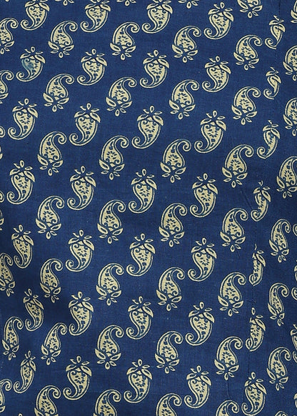 BLUE SHORT KURTI SQUARE