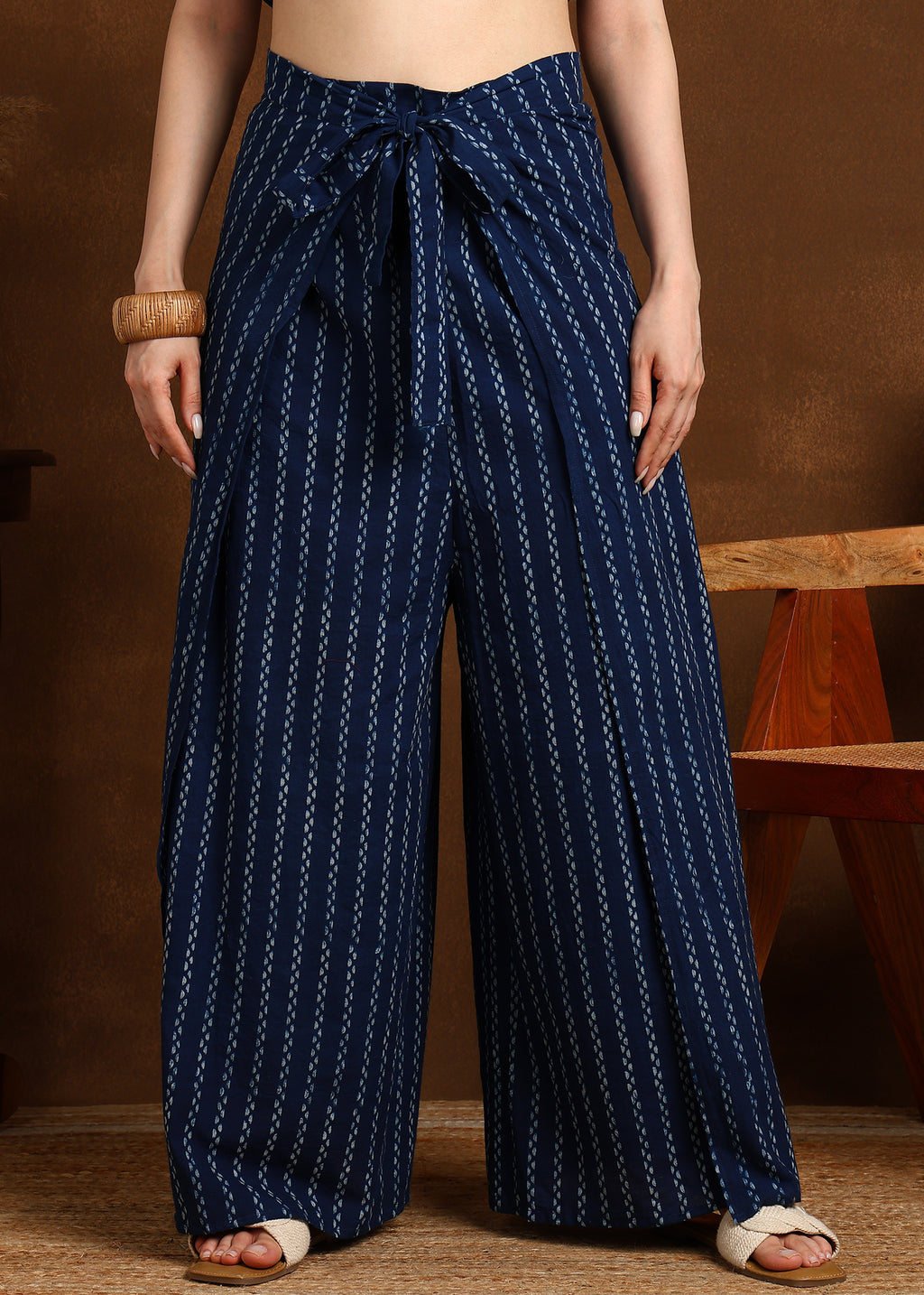 SIGNATURE HANDBLOCKED INDIGO CO-ORD SET