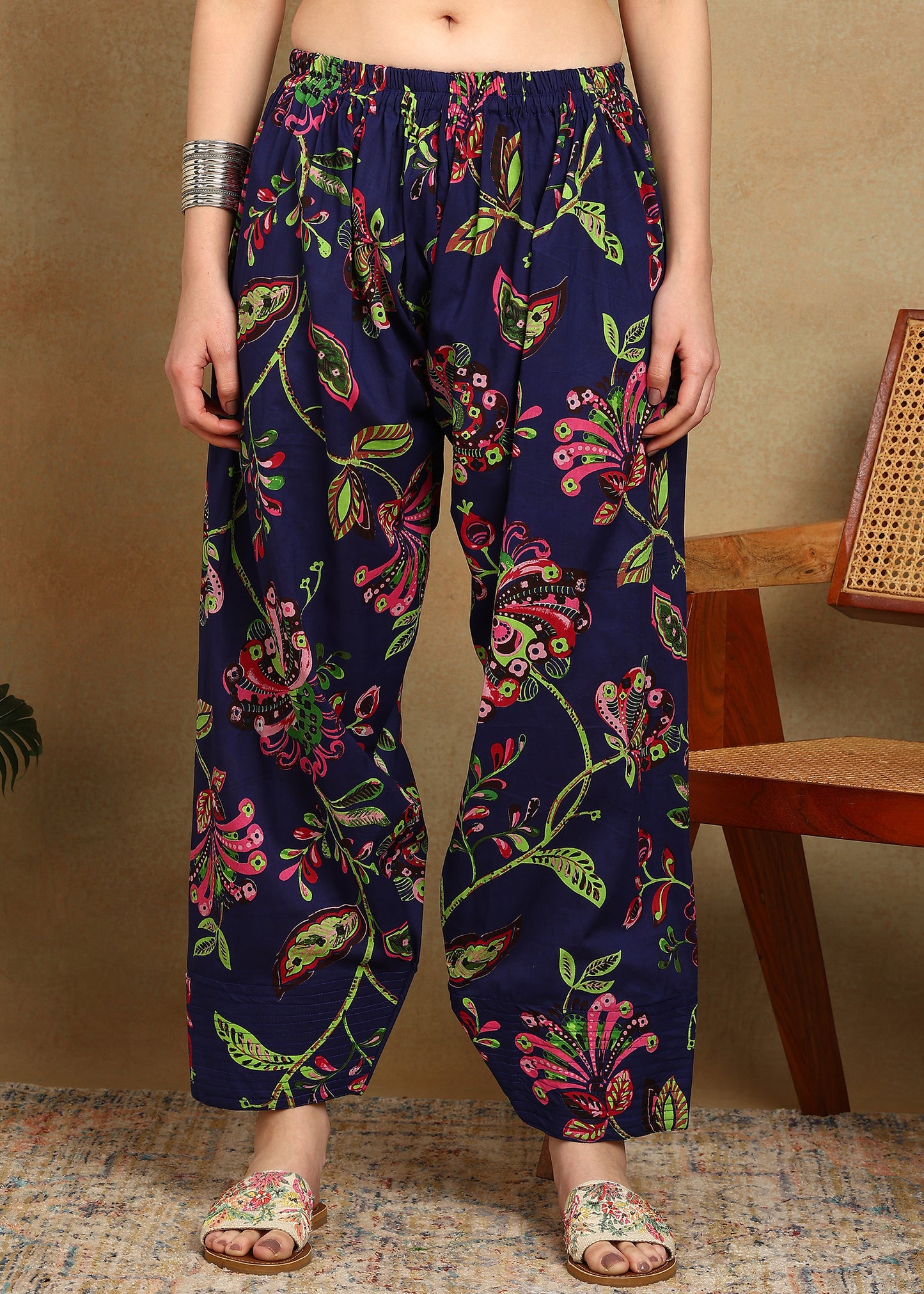 BLUE FOREST PRINTED COORD SET