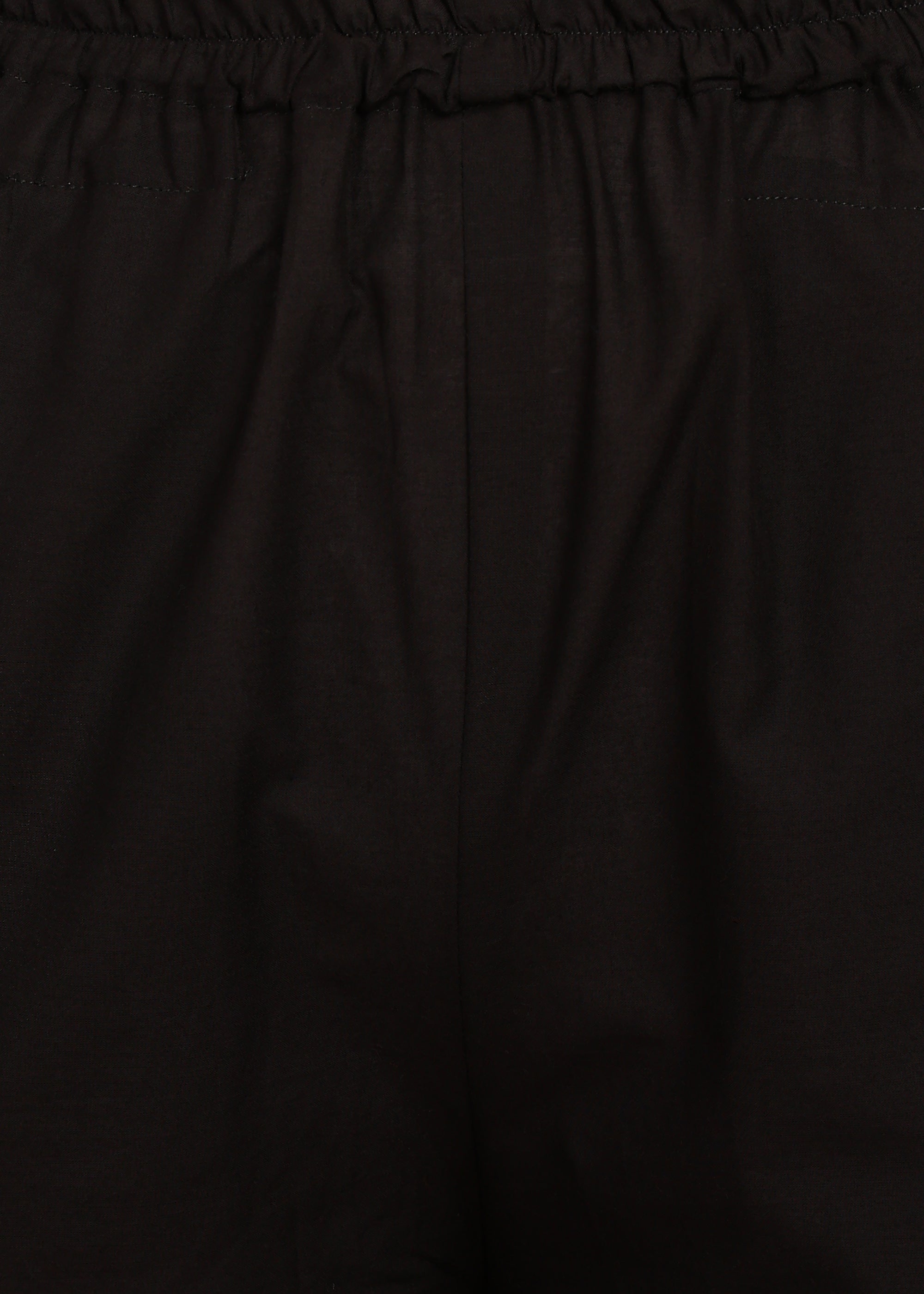 BLACK KURTA PLAZO PANELLED YOKE DESIGN